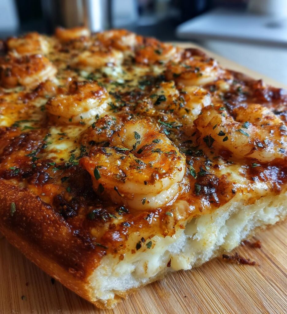 Garnelen Pizza