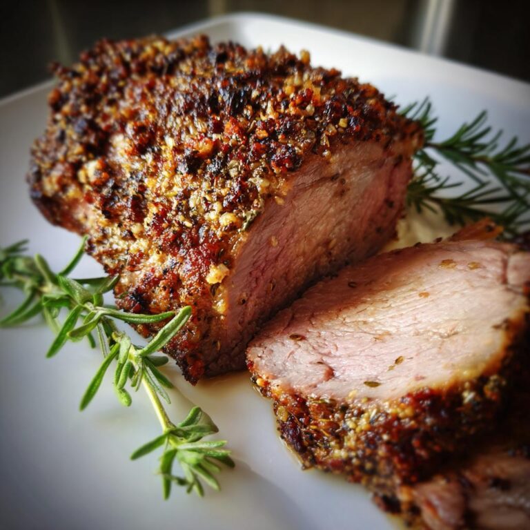 Lammfilet mit Kräuterkruste