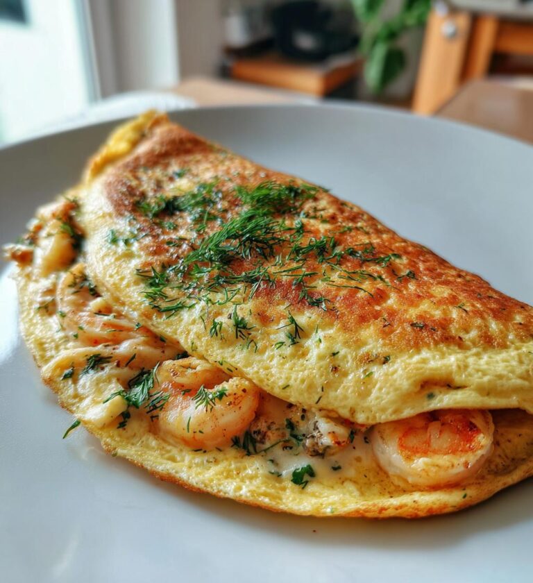 Meeresfrüchte Omelett