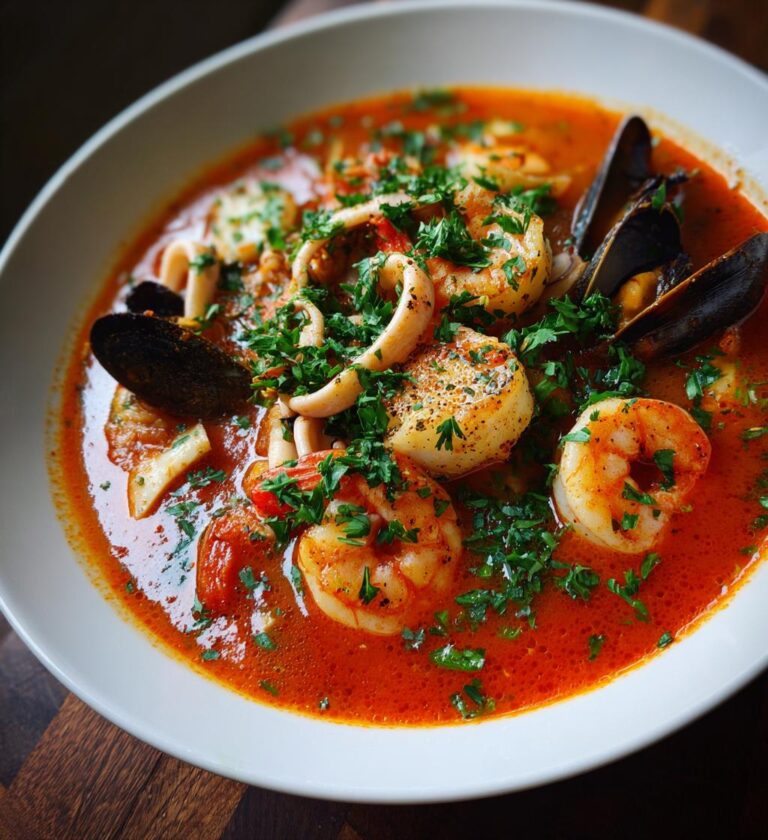 Meeresfrüchte Suppe