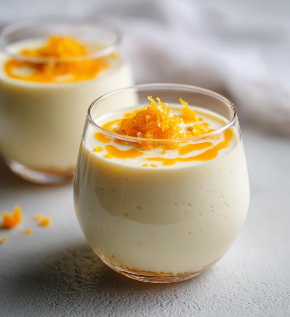 Orangen Panna Cotta