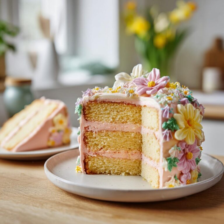 Osterblumen Torte