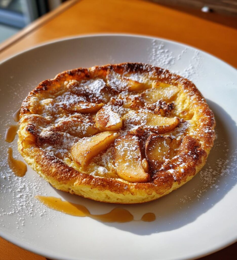 Pfannkuchen Apfel