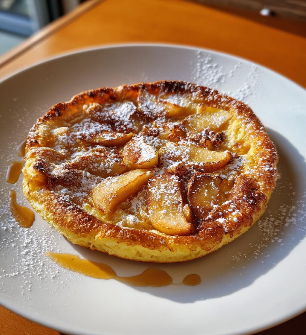 Pfannkuchen Apfel