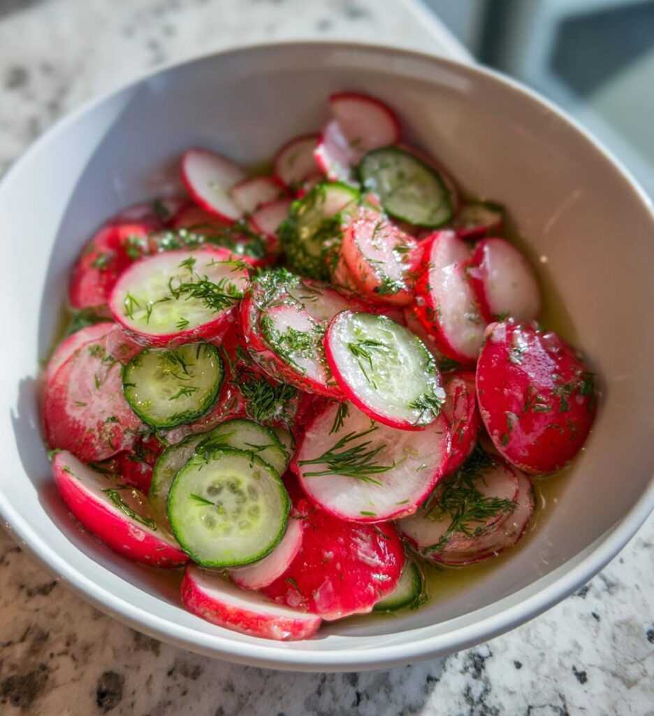 Radieschen Salat