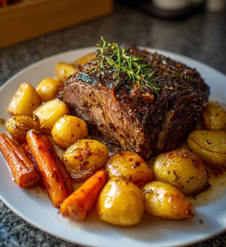 Rinderbraten mit Gemüse