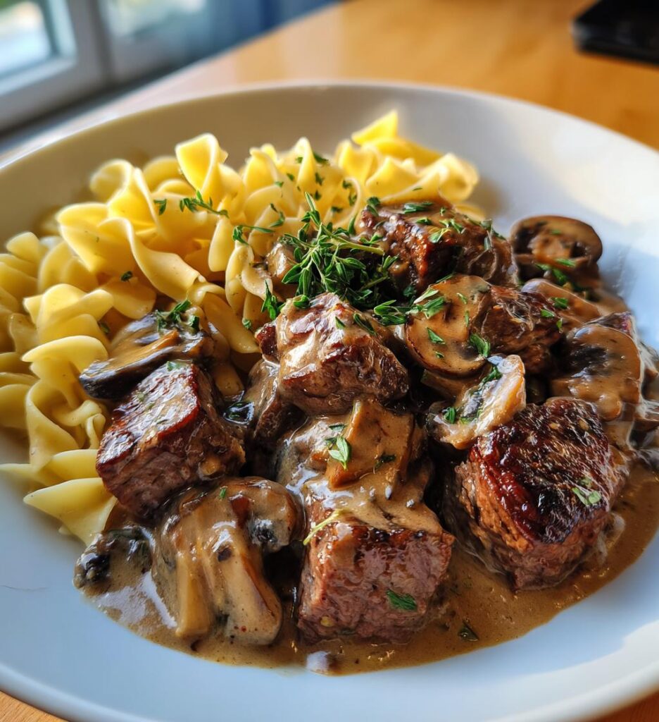 Rinderfilet Stroganoff