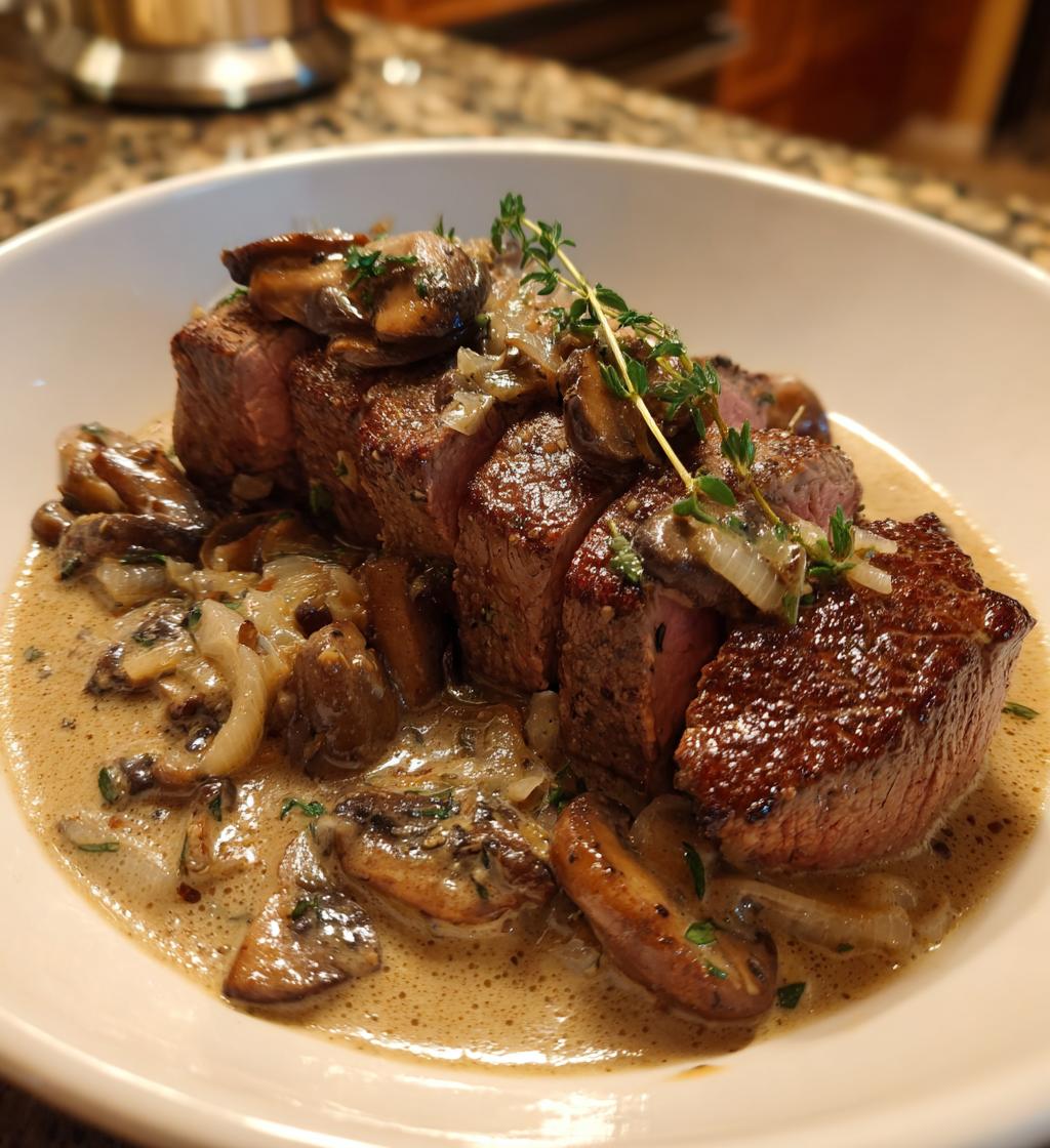 Rinderfilet mit Pilzen