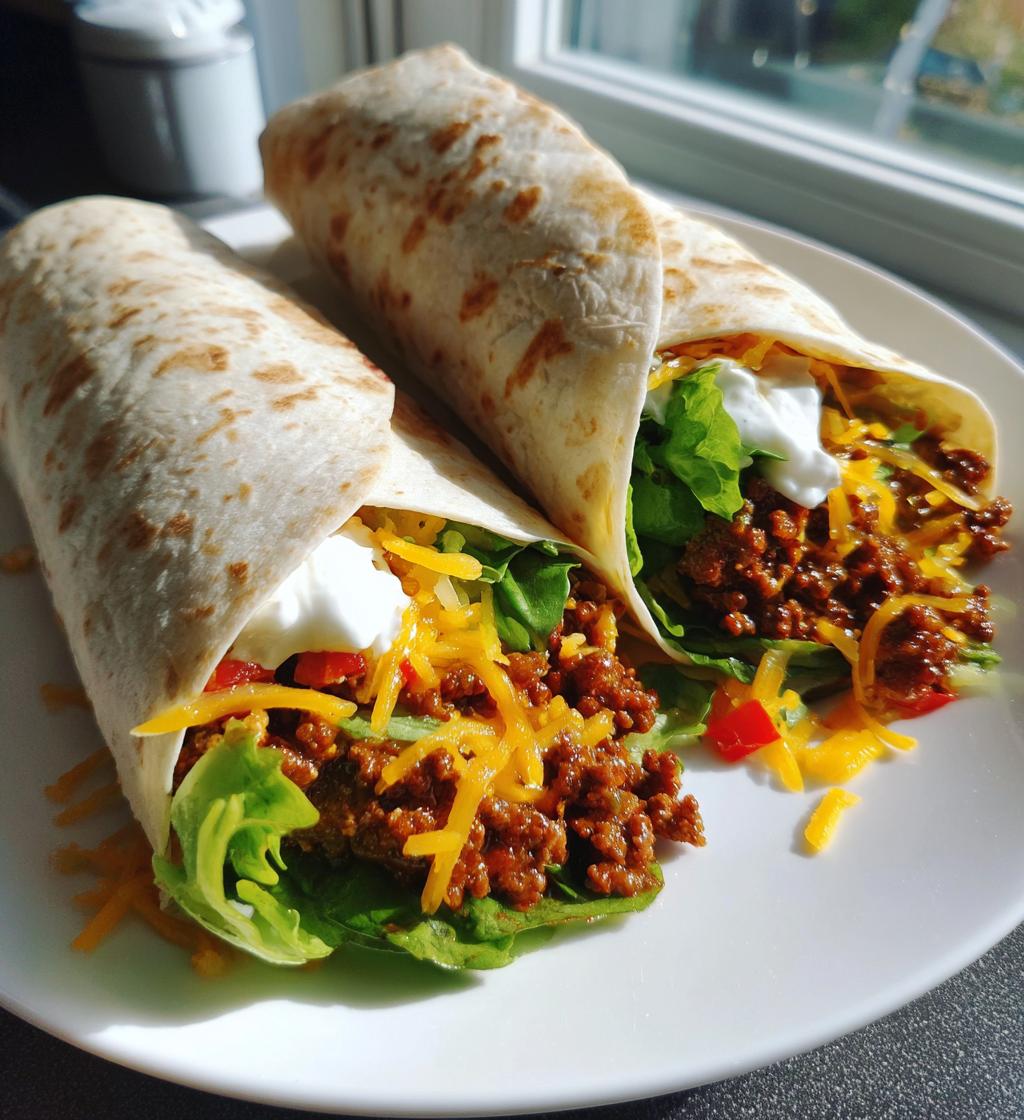 Rinderhack Wraps