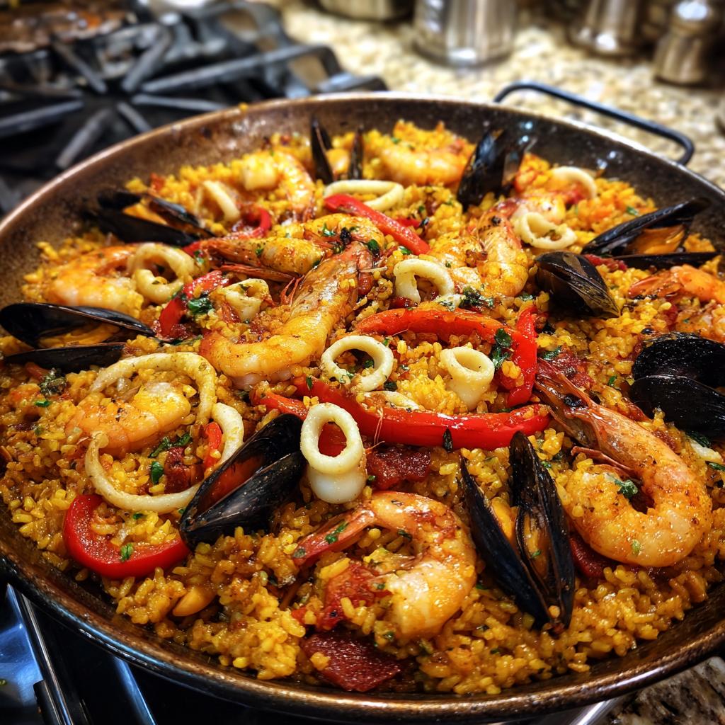 Seafood Paella