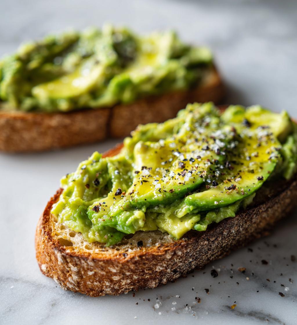 Toast mit Avocado