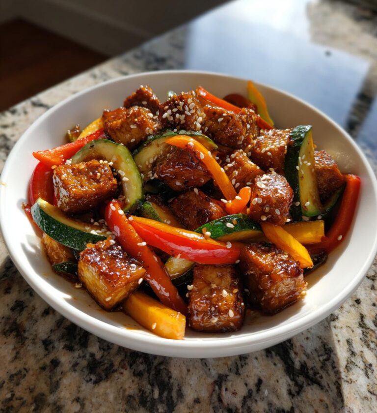 Tofu Gemüse Wok