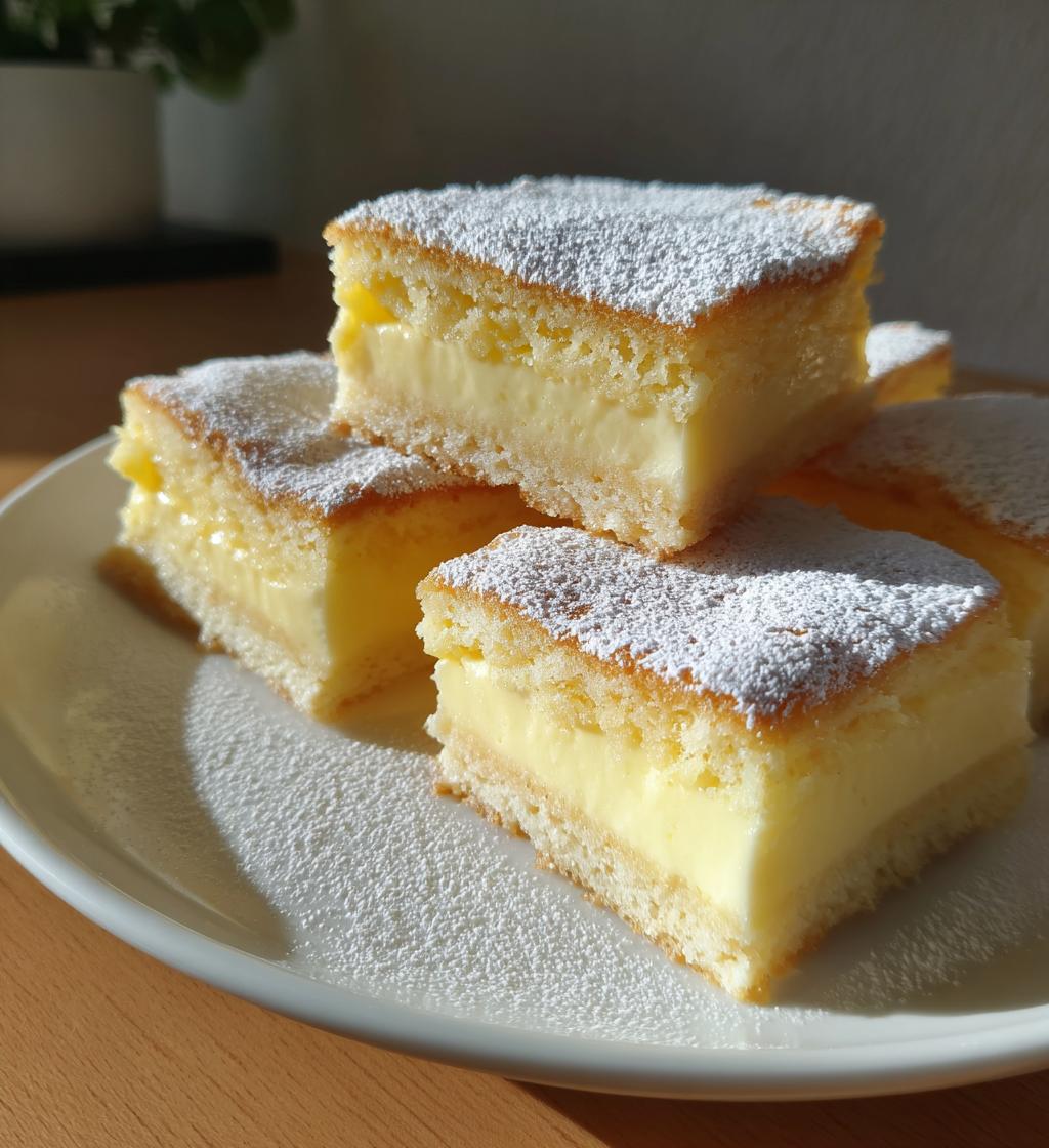 Vanille Grießschnitten