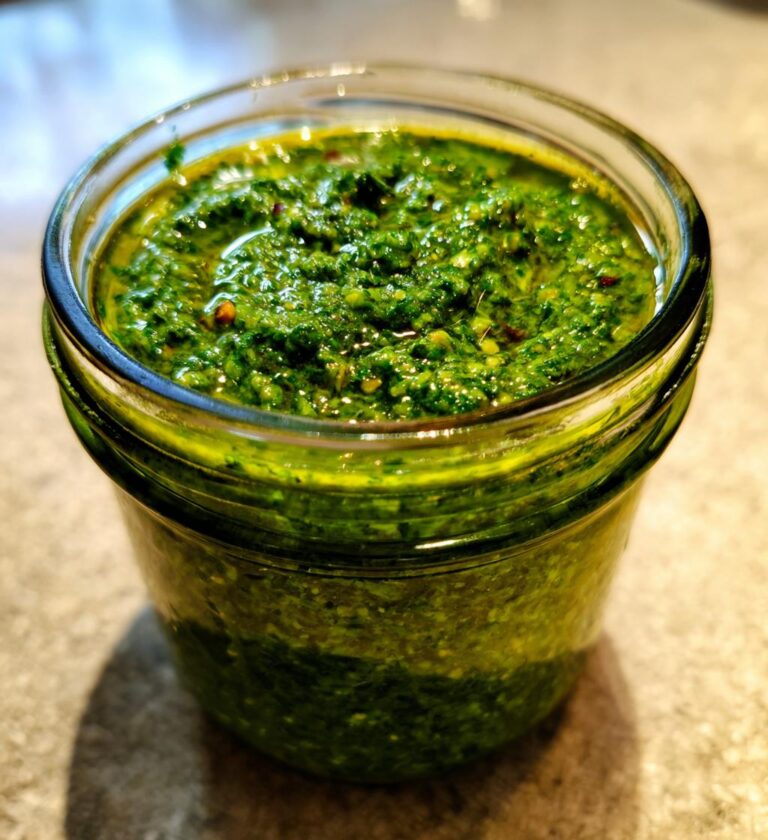bärlauchpesto haltbar machen