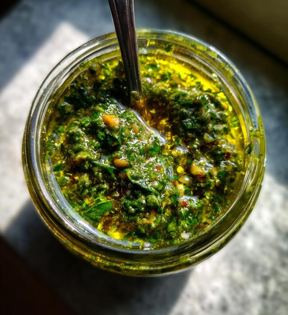 bärlauchpesto mit walnüssen