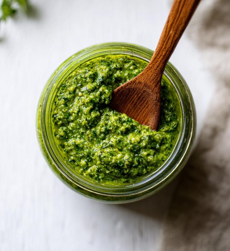 bärlauchpesto rezept mit mandeln