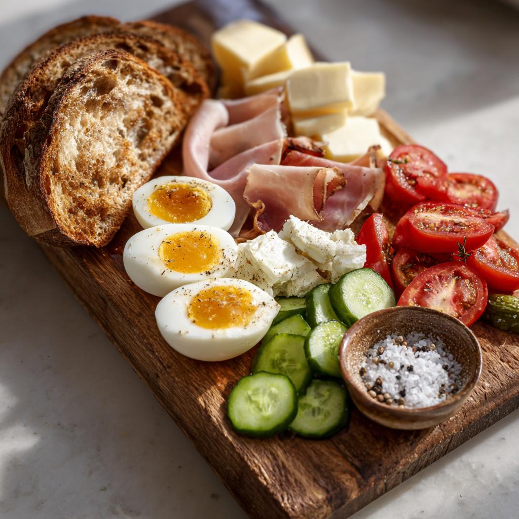 osterbrunch tafel