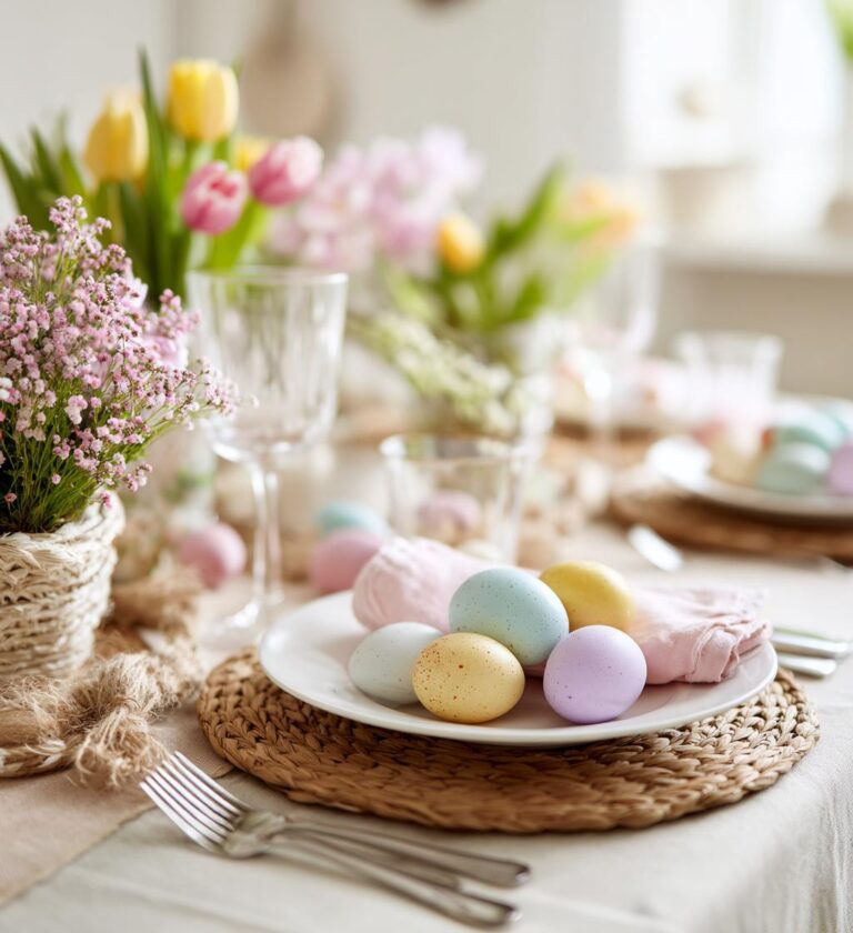 osterbrunch tisch decken