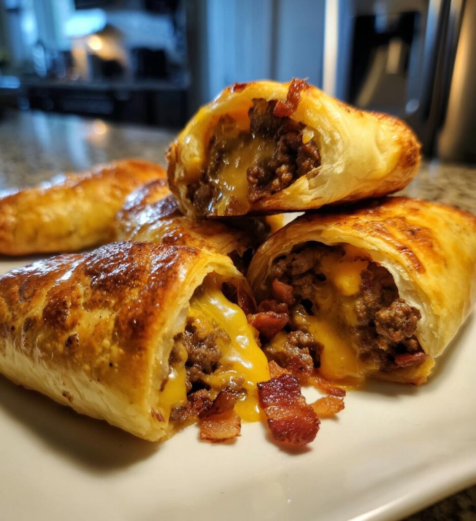 bacon cheeseburger bombs