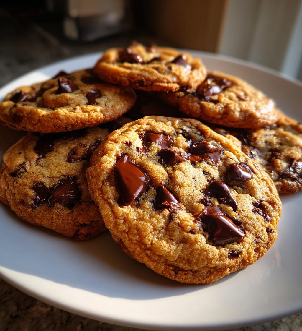 chewy brown butter chocolate chip cookies