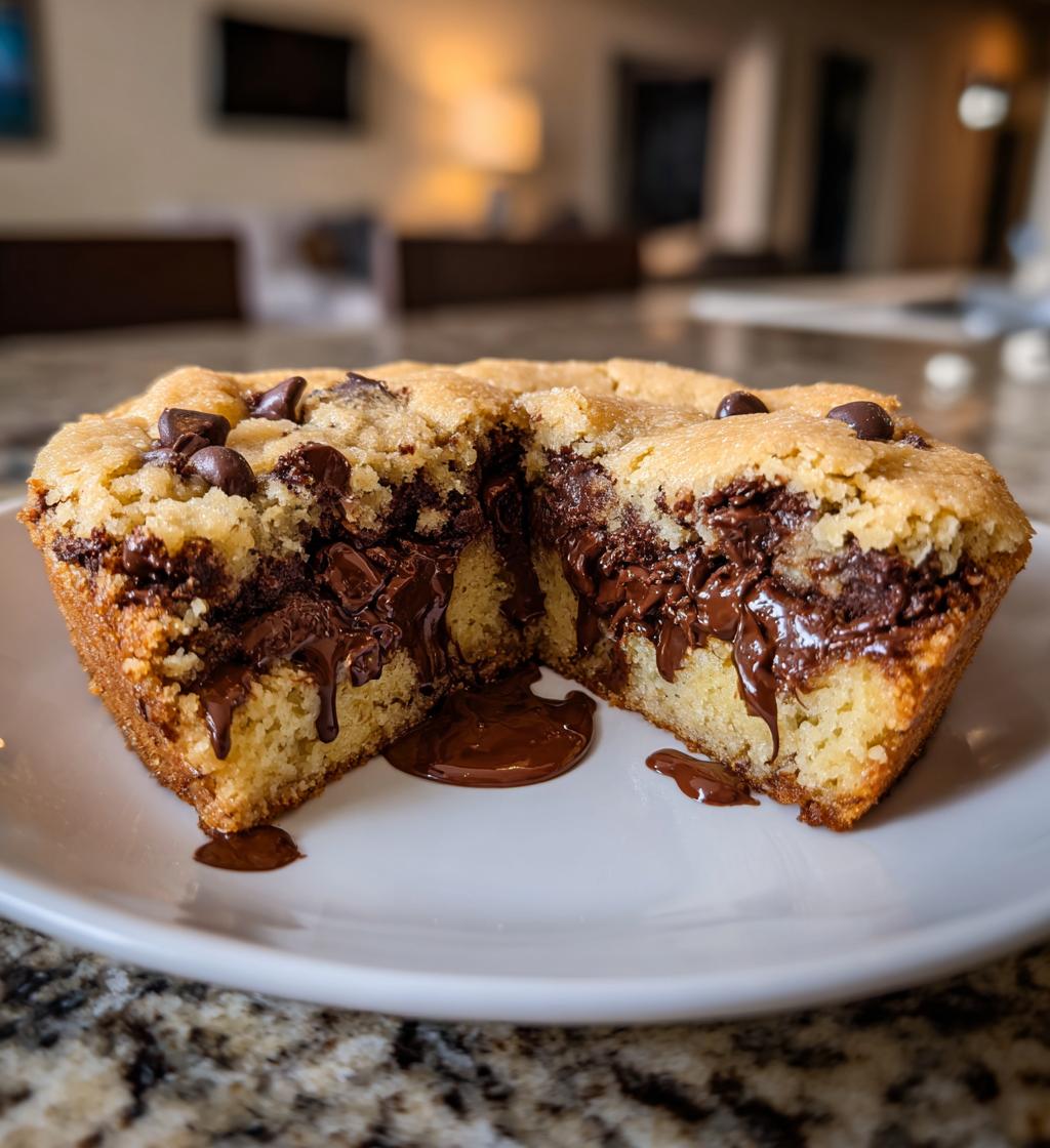 chocolate chip cookie cake