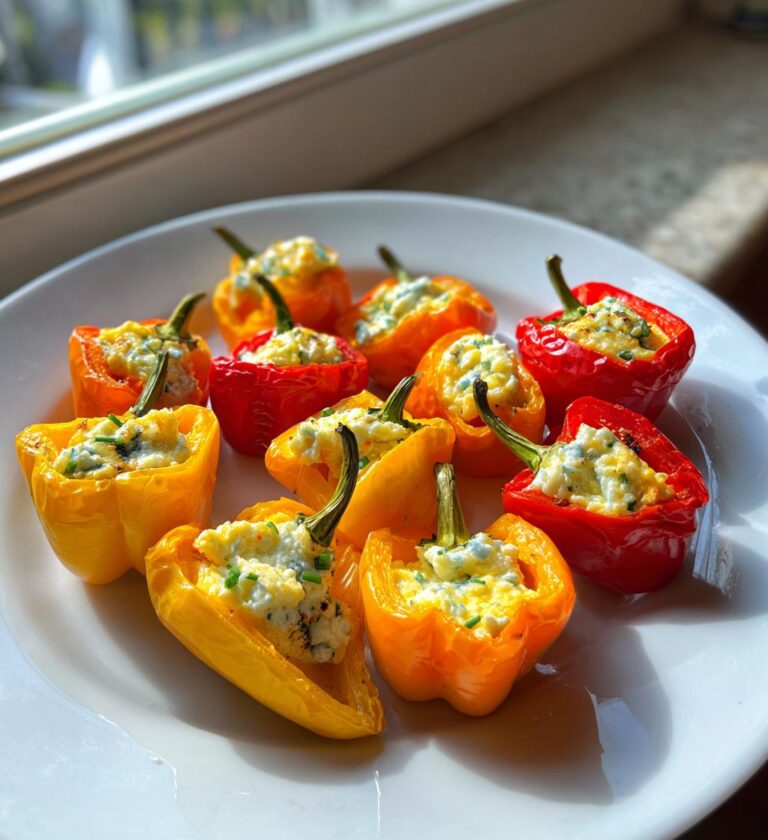 cream cheese stuffed mini peppers