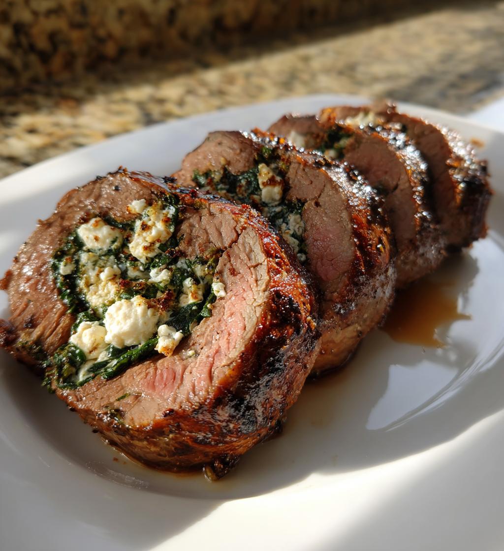 flank steak pinwheels