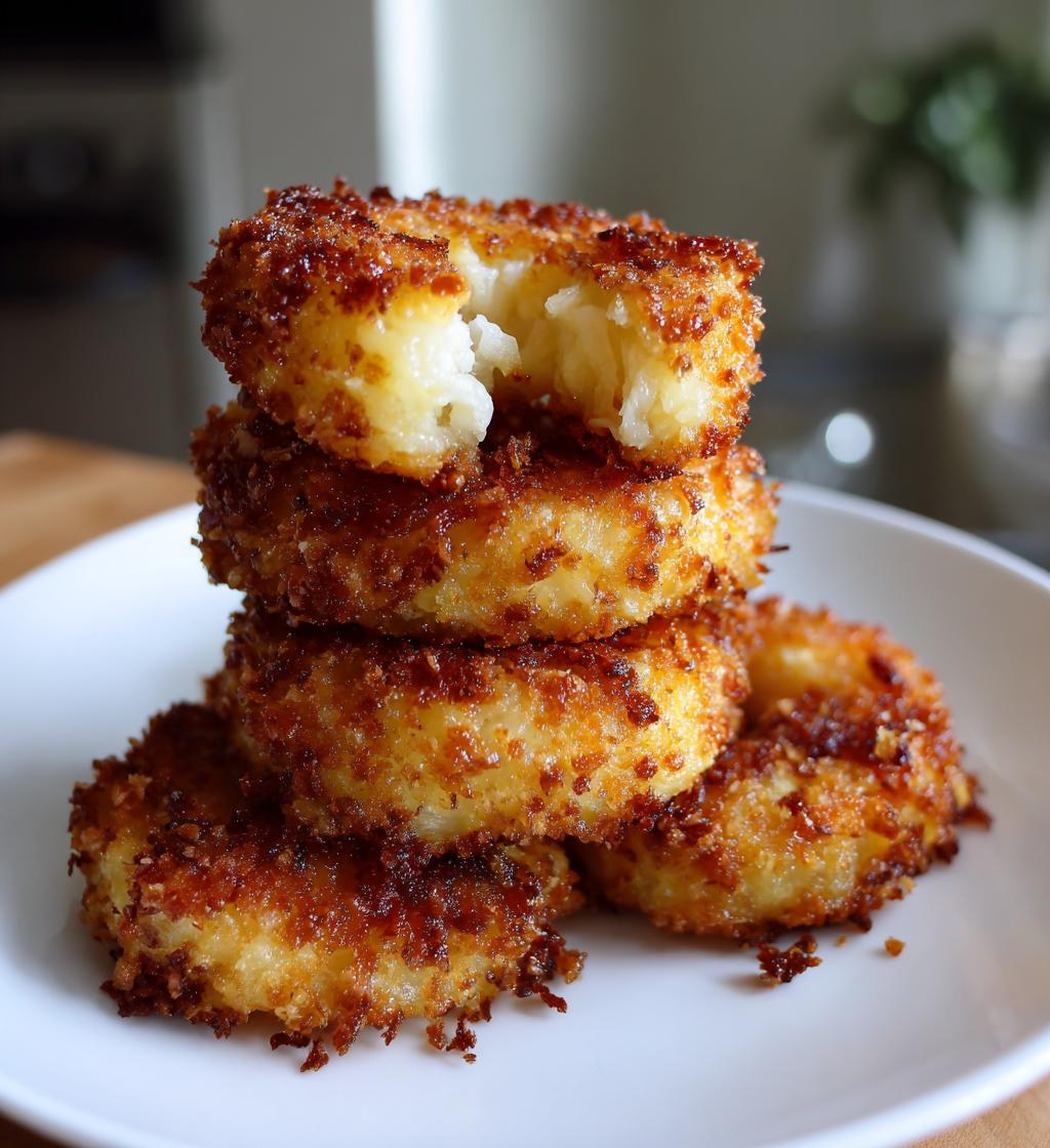 fried pineapple rings