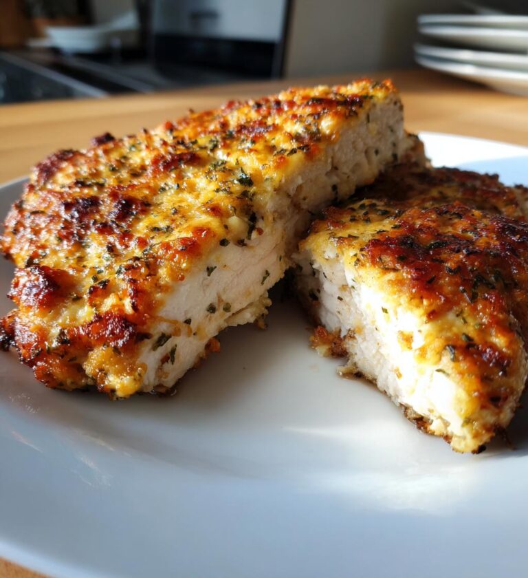 garlic parmesan crusted chicken
