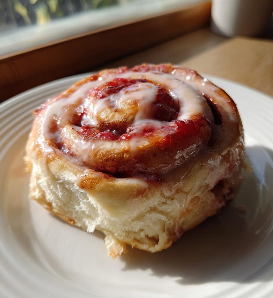 irresistible strawberry cheesecake cinnamon rolls recipe
