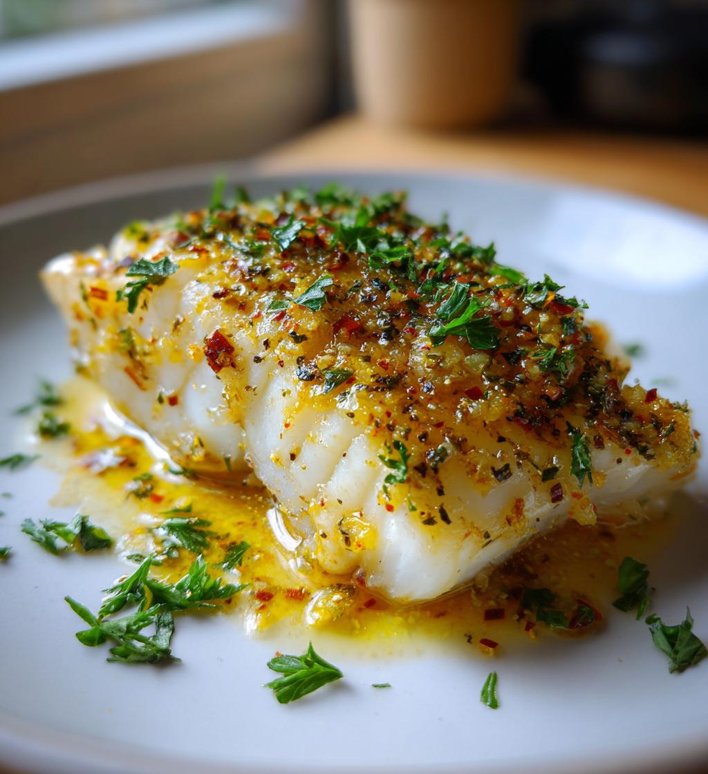 lemon butter baked cod