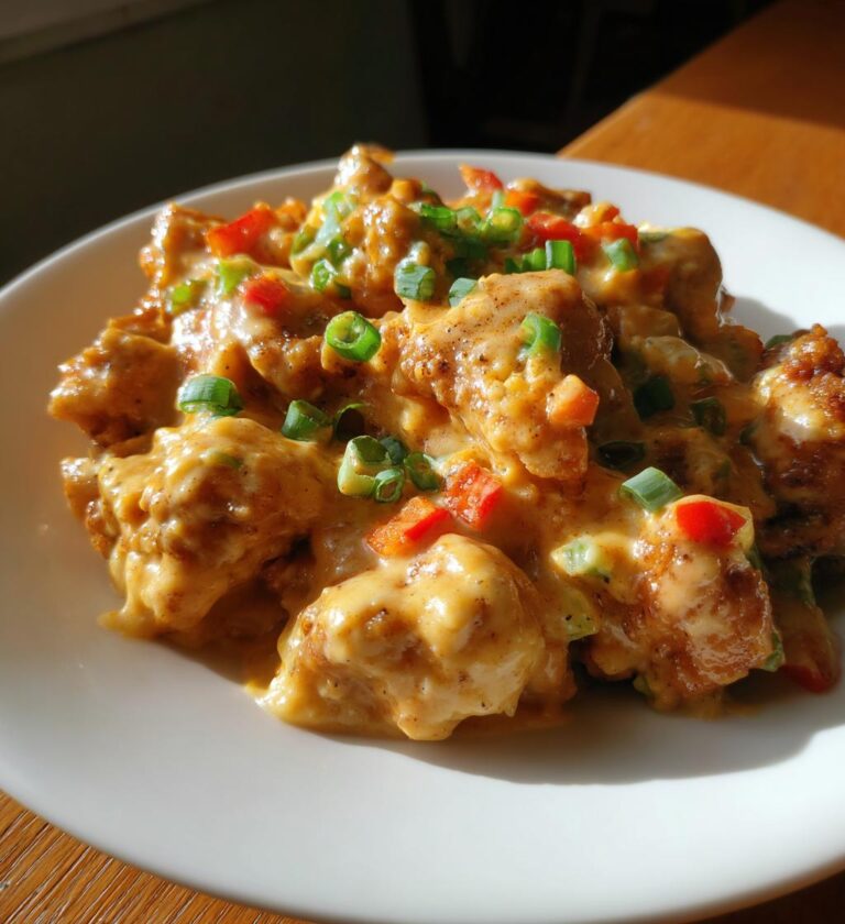 mexican chicken with cheese sauce