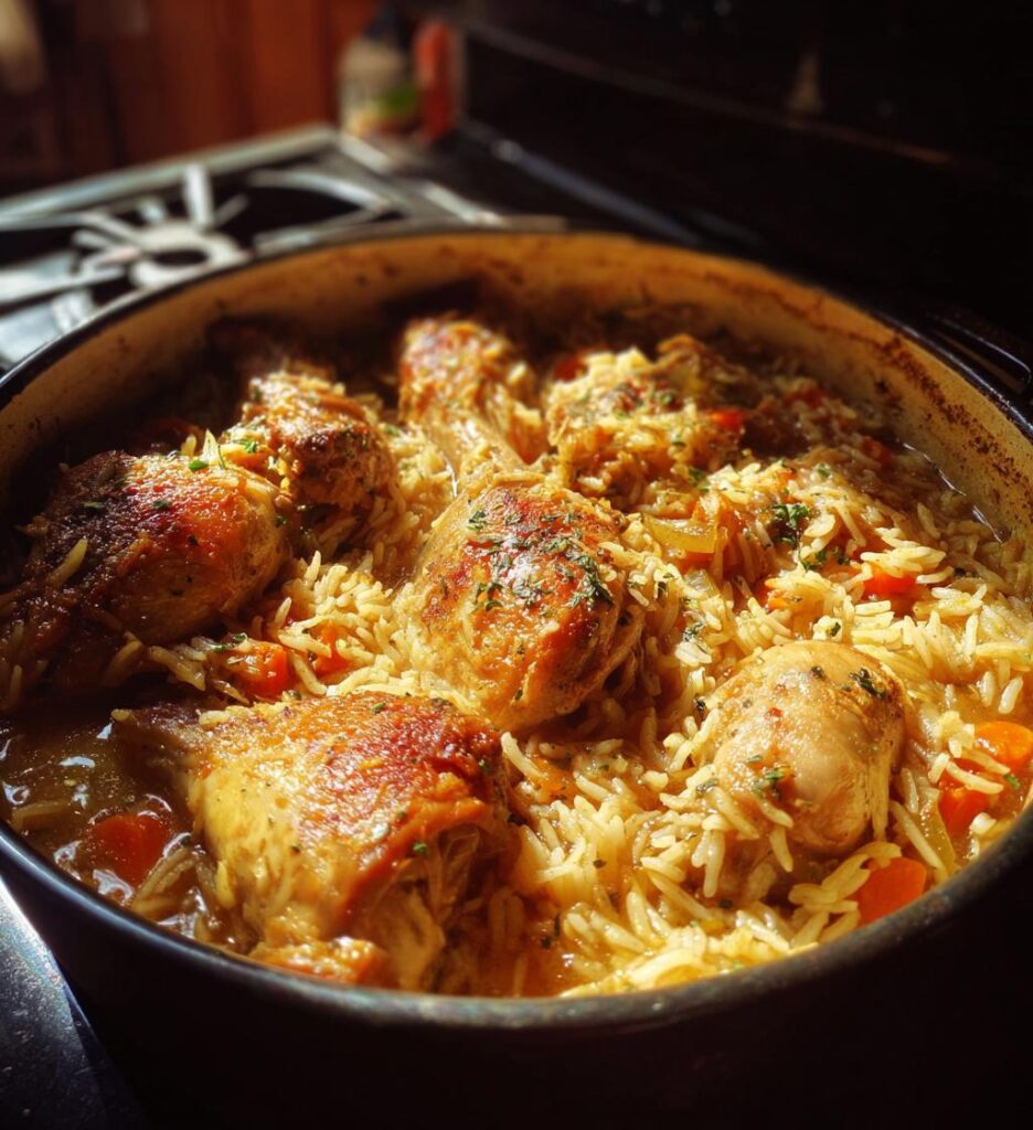 one pot chicken and rice