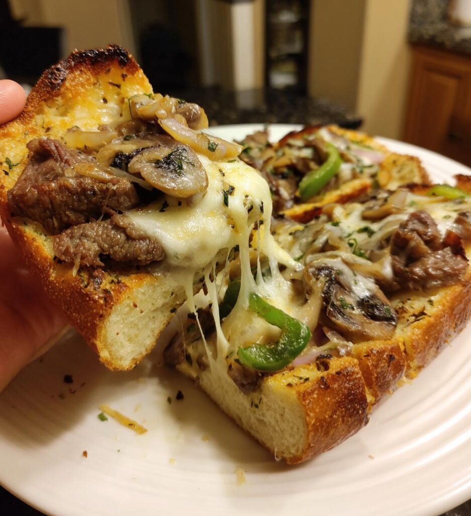 philly cheesesteak meets garlic bread magic