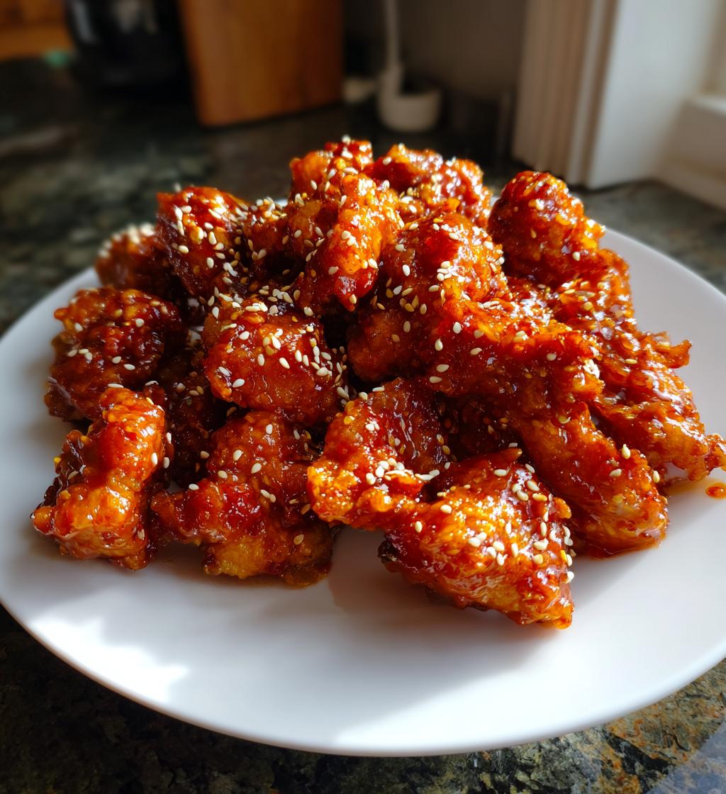 spicy korean fried chicken
