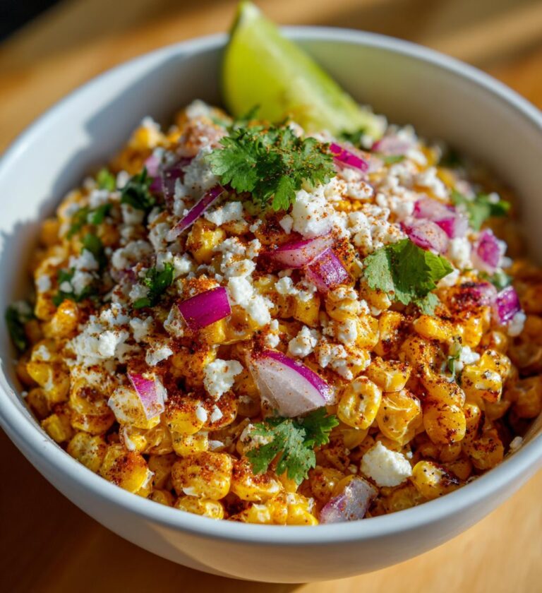 vibrant mexican street corn salad