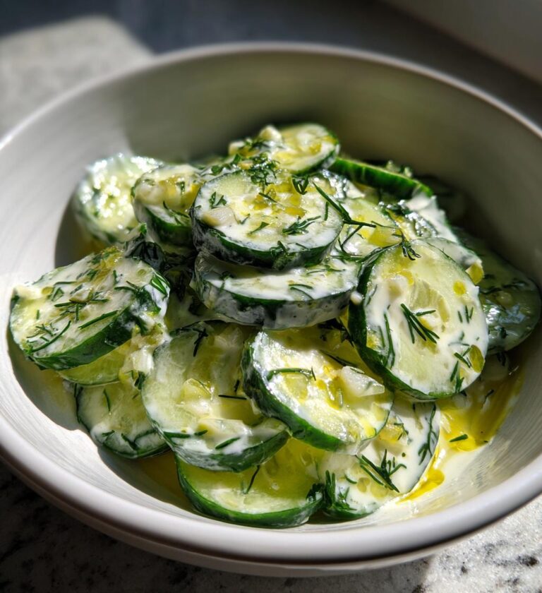 Gurkensalat Joghurt Dressing