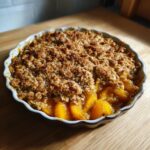 Herz Pfirsich Crumble