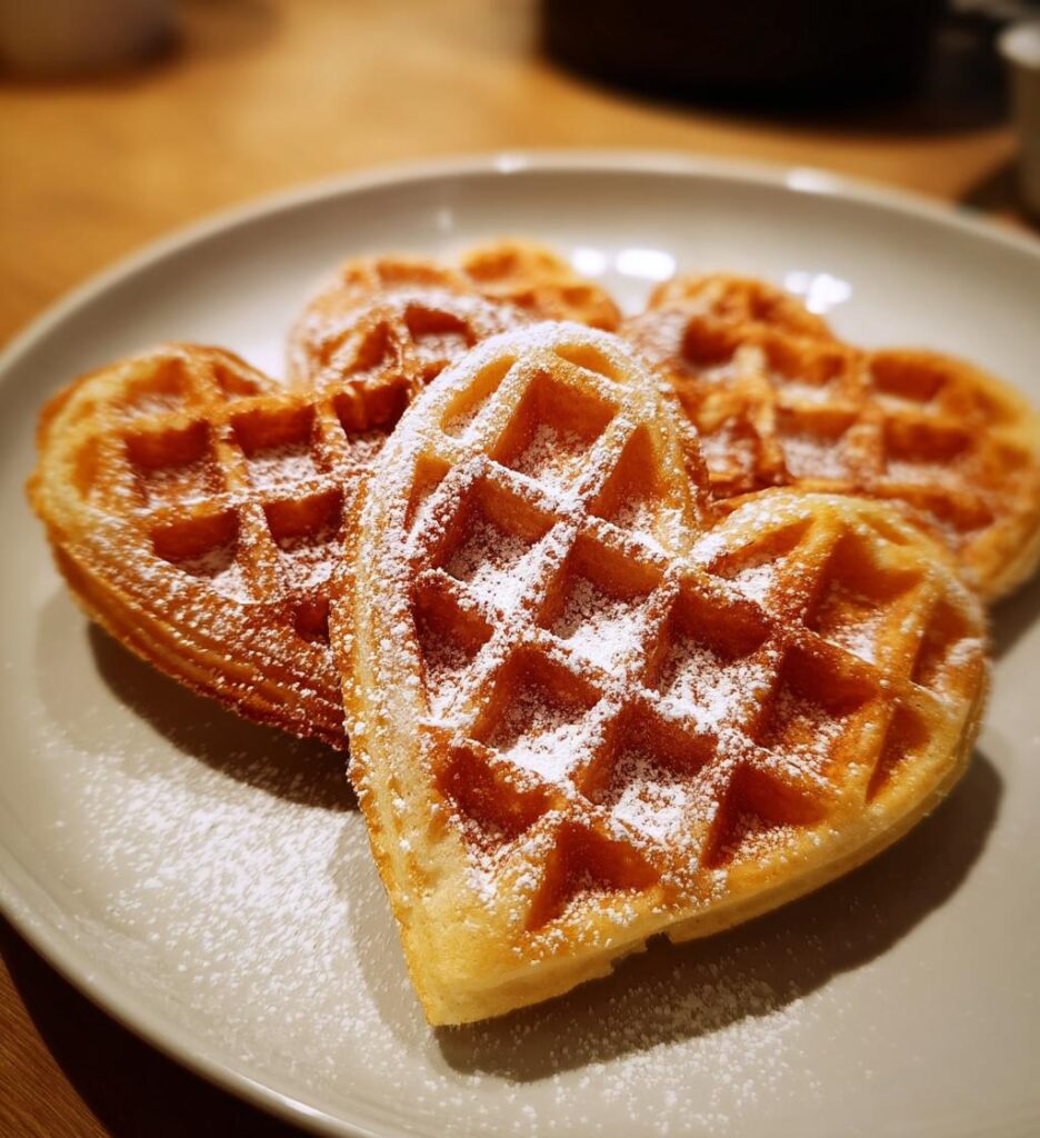 Herz Waffeln