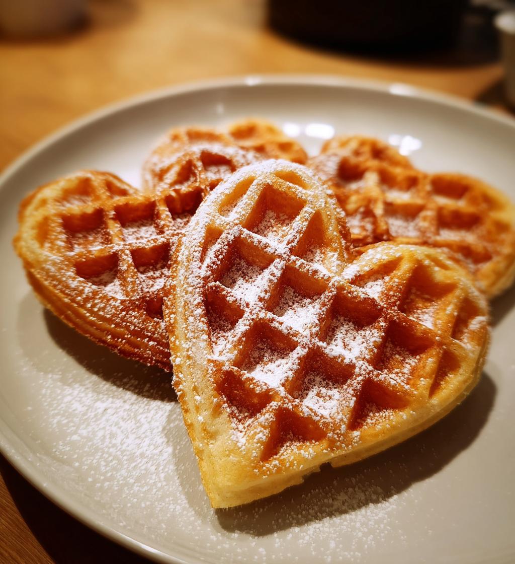 Herz Waffeln