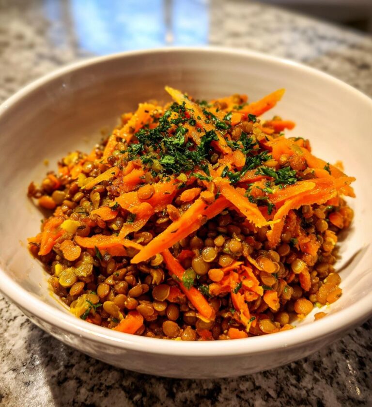 Karotten-Linsen Salat