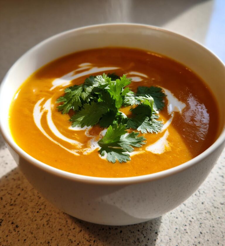 Kürbis-Kokos Suppe