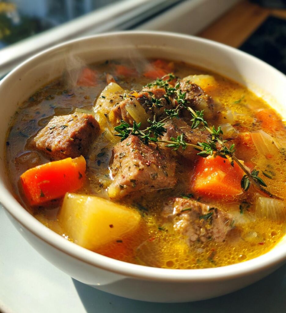 Lamm-Gemüsesuppe