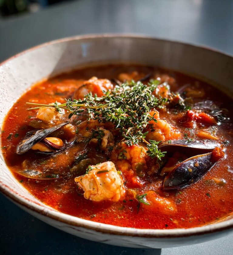 Meeresfrüchte Suppe