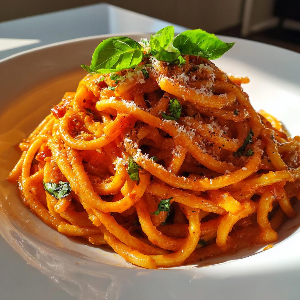 Nudeln mit Tomatensauce