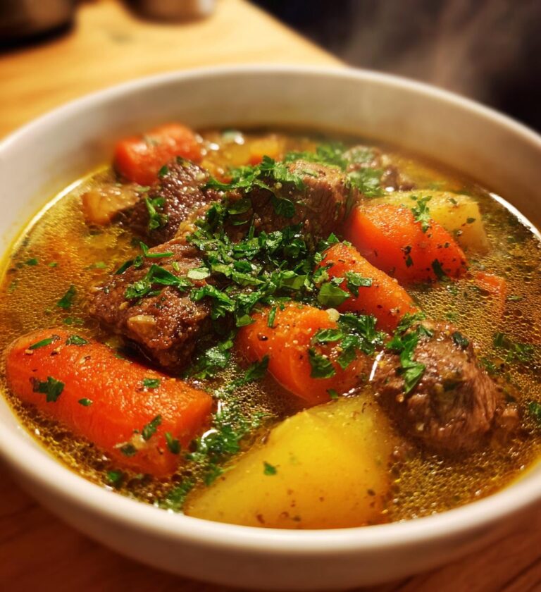 Rinderkraftsuppe
