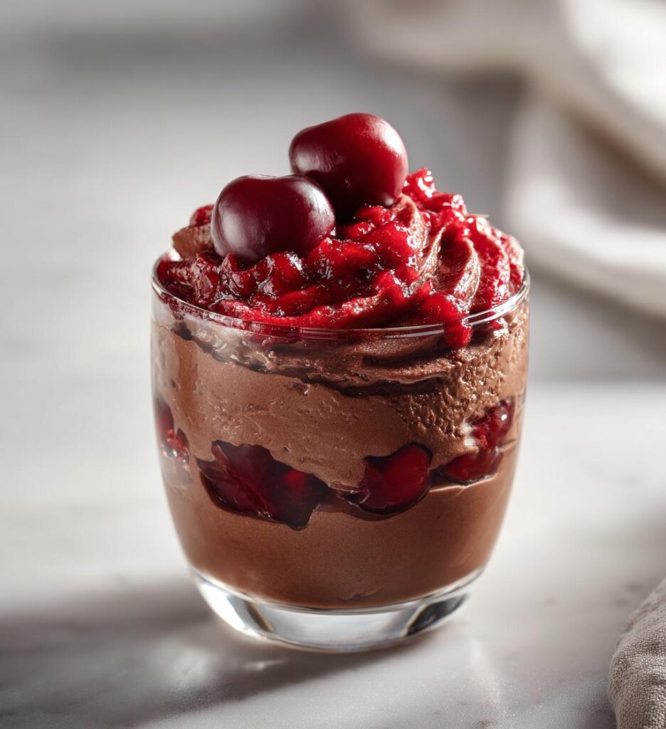 Schoko Kirsch Mousse