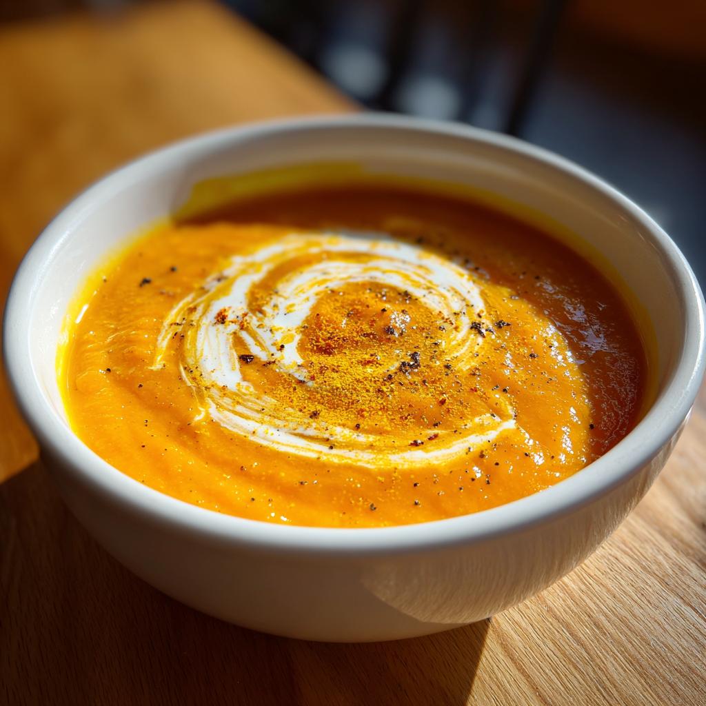 Süßkartoffel-Karotten Suppe