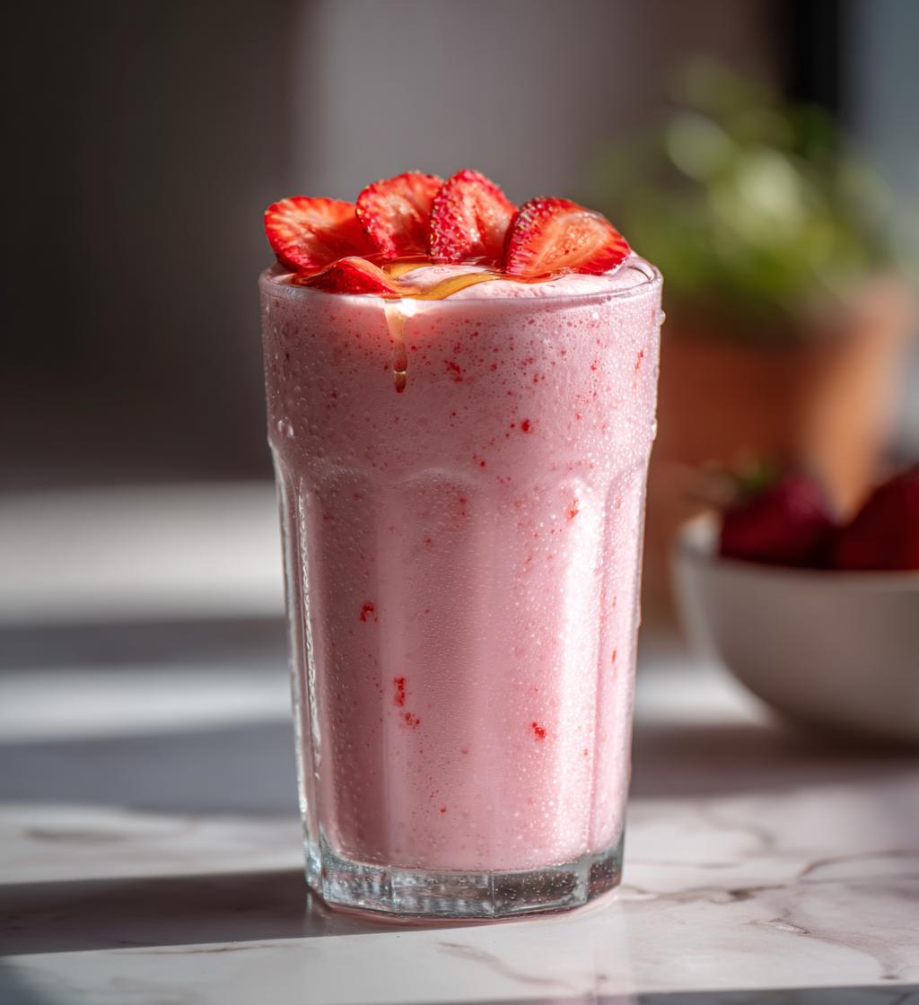 Smoothie Erdbeere