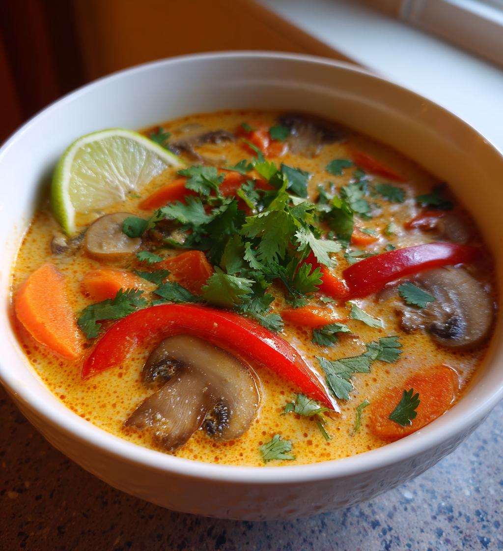 Thai Gemüse Suppe